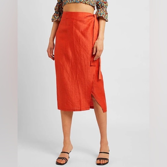 8 by Yoox | BNWT flax wrap skirt | size 44 - Picture 5 of 13